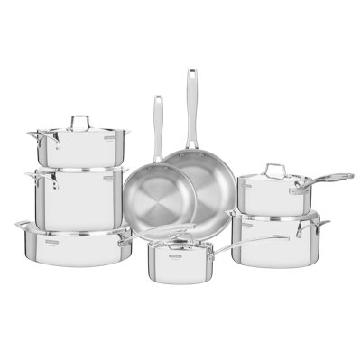 8 - Piece Stainless Steel Cookware Set