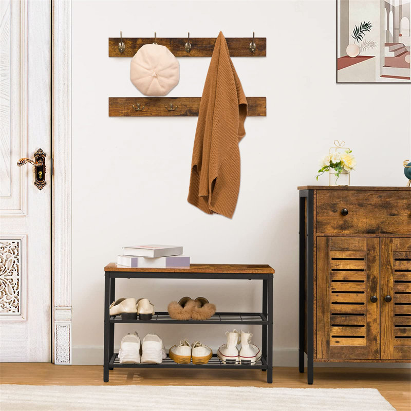 Aadit Wall 9 - Hook Wall Mounted Coat Rack