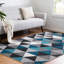  Tapis bleu / gris Argyle-1582611474