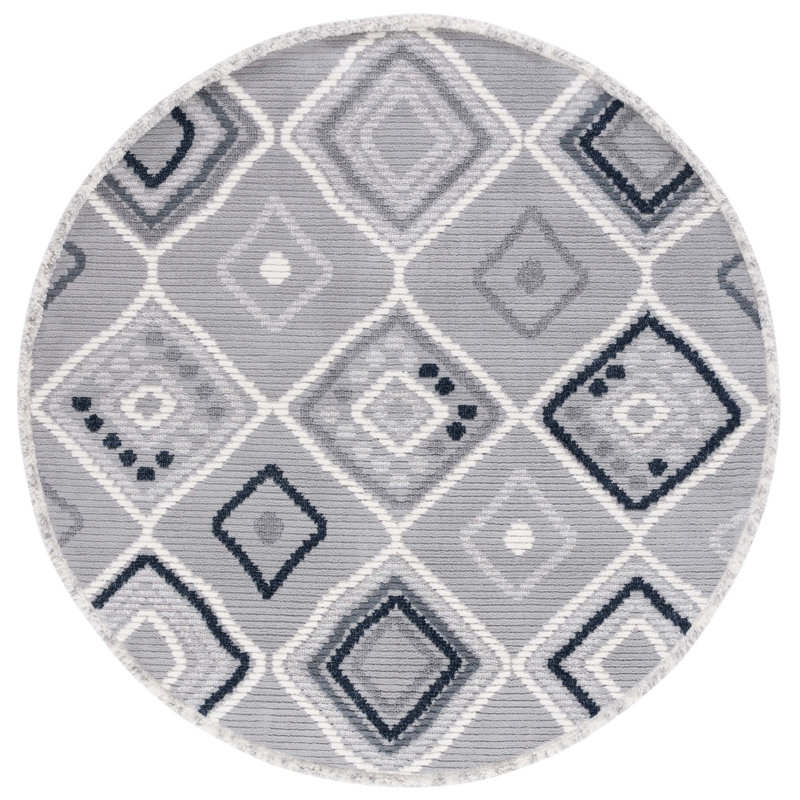 Amaiya Performance Southwestern Rug, Round 6'7"