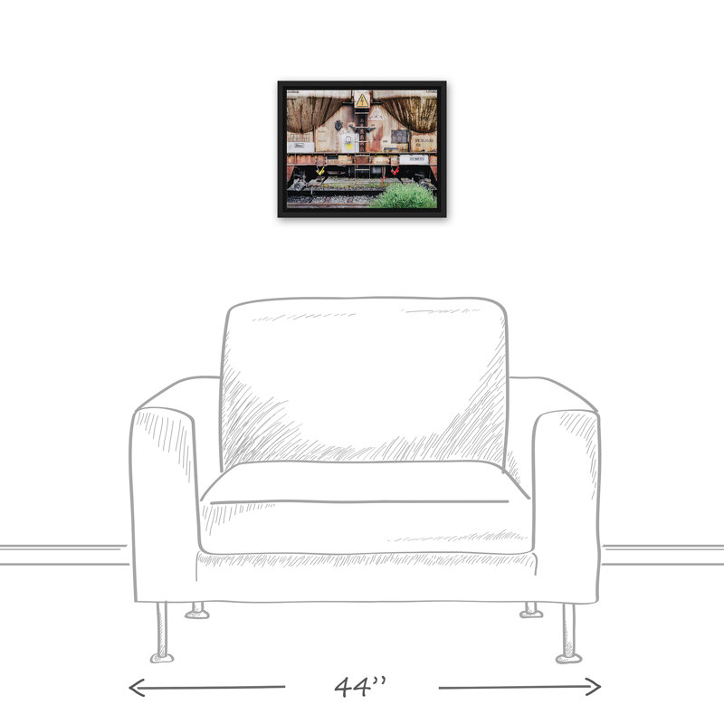 " Rustic Train ", 15.75" W x 12.75" H