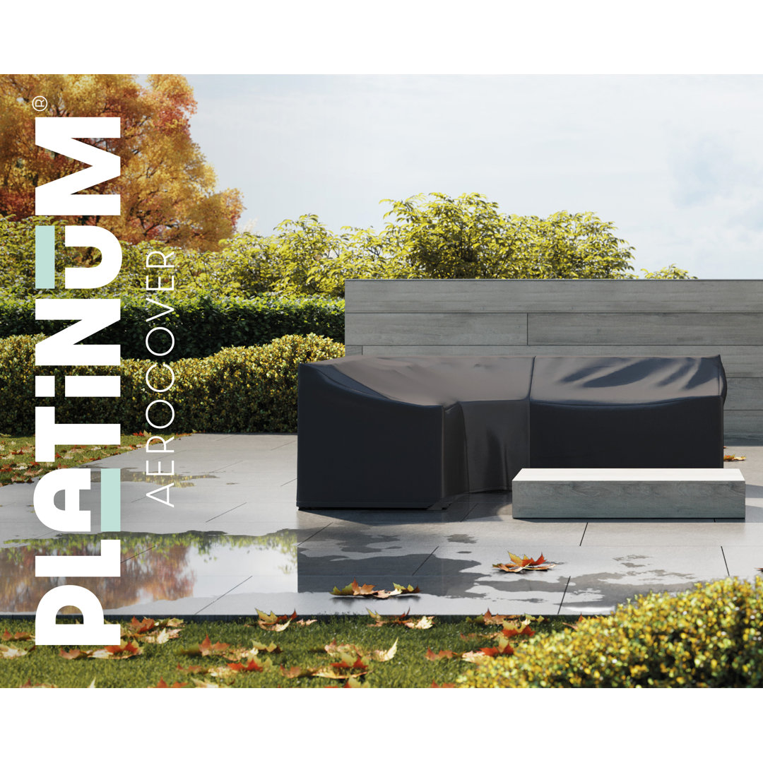 Aerocover by Platinum - Left Hand Outdoor Seating Set Aerocover- Long 270x210x85x65x90cm