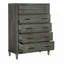Commode 5 pièces de style moderne et transitionnel pour chambre à coucher 1 pièce
