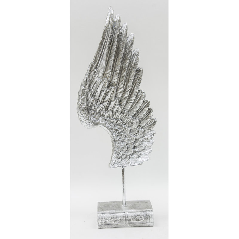Westman Fantasy & Sci-Fi Figurines & Sculptures, Matt Brushed Nickel, 60cm H x 22cm W x 11cm D