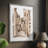Blush Architecture Study VI Framed Print - Solid Wood-163822706