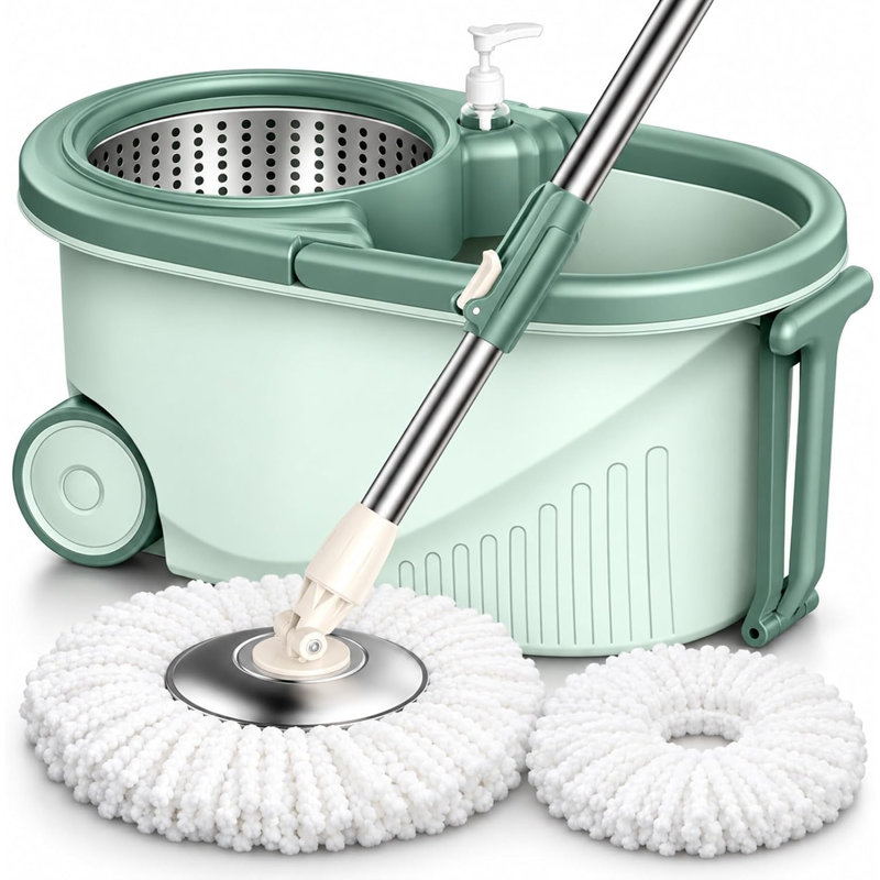 Spinning Mop and Bucket , Easy Wring Floor Cleaning Mop