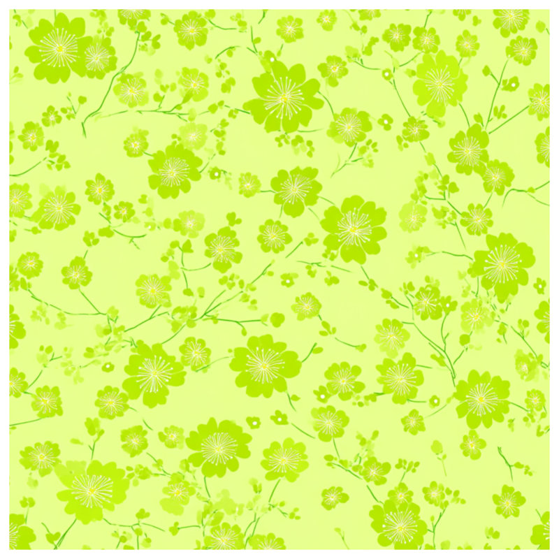 Couvre-lit matelassé vert à motif floral toutes tailles, Double