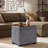 15.5" Rectangle Linen Storage Ottoman-1359758293