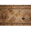 Tapis oriental floral noir All-Over Chobi Peshawar 9 x 12