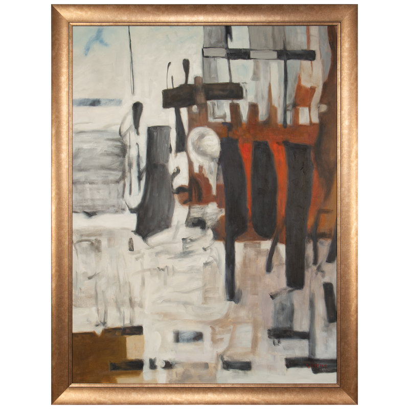 Rainy Street par Watkins - peinture encadrée