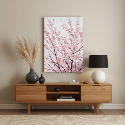 Aquarelle botanique 10, art mural en métal beige
