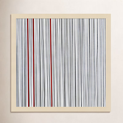 Mostly White Print by Alex Dunn