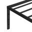 Structure de lit grand format en métal robuste - pas de bruit, assemblage rapide et facile, capacité de 1000 lb, noir (compatible avec la tête de lit / pied de lit)