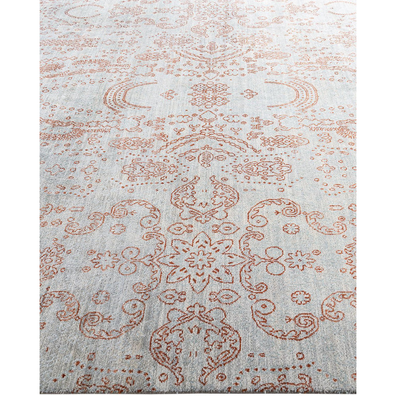 Overdyed One-of-a-Kind 8' 0" X 10' 4" Hand Knotted Area Rug