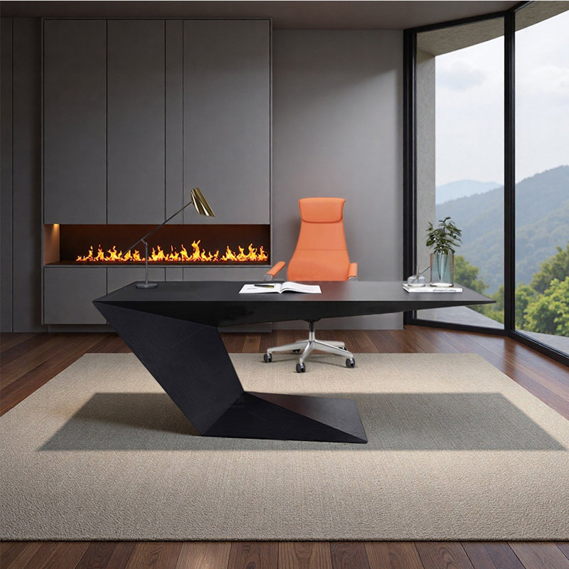 Computer Desk, 29.53" H x 86.61" W x 35.43" D