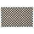 Checkered Absorbent Non-Skid Rectangular Toilet Mat