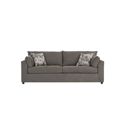 90" Upholstered Dexter Sofa with Margo Pillows