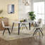 Metal Base Dining Table-185973025