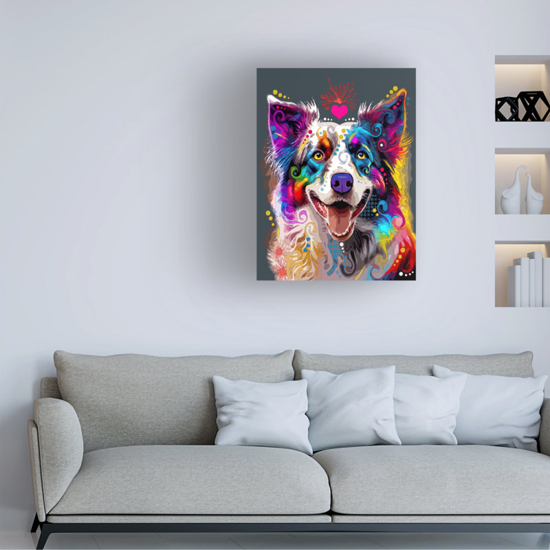 Art sur toile, bolognaise, Dean Dean, H 19 po x l 14 po