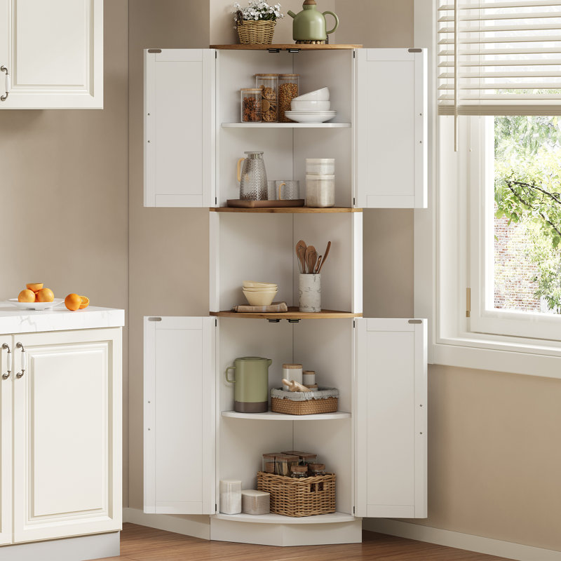 180 Cm Corner Cabinet With Storage
