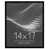 14" x 17" est en rupture de stock