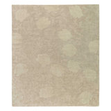Peony Floral Area Rug in Beige/Neutral/Taupe