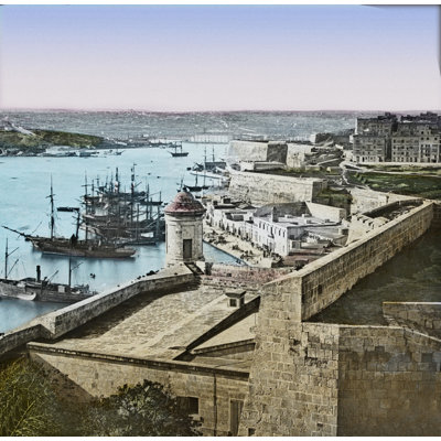 The Harbour Of Malta From Port Tigru Along The Mediterranean Circa 1900 Magic Lantern Slide; Malta By John Short / Design Pics (32 X 30) -  Breakwater Bay, C7C12AD92A0F42B6B4428E74BC6C65FC