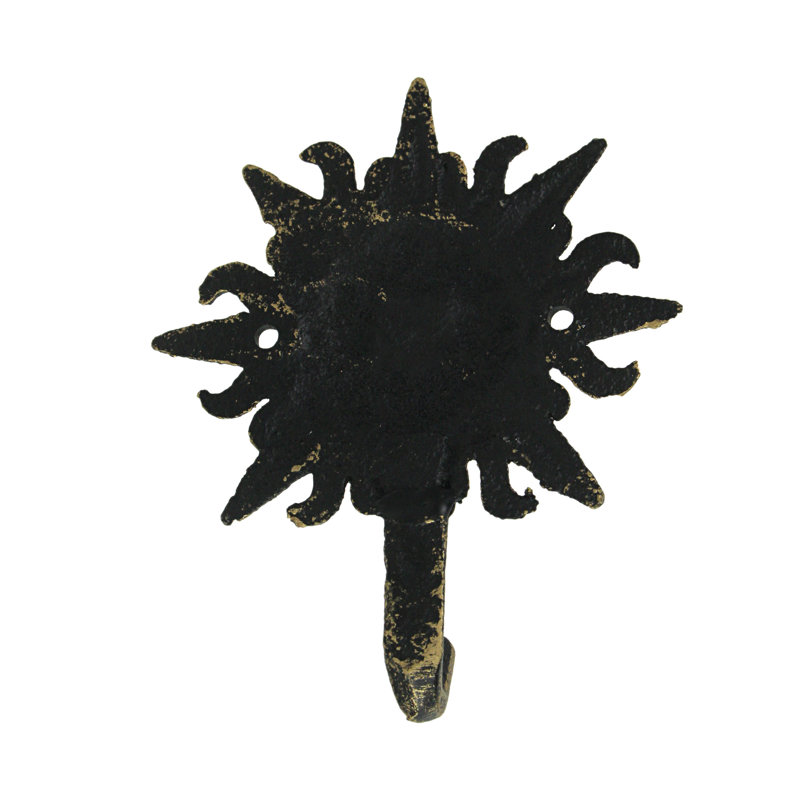 3 crochets muraux dorés