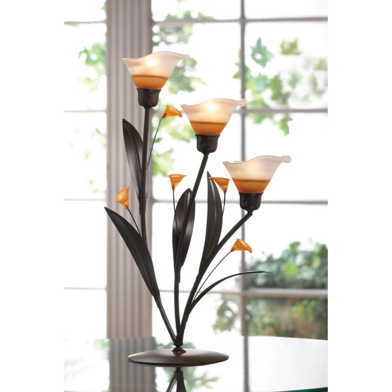 PORTE-LUMIÈRE AMBER LILIES