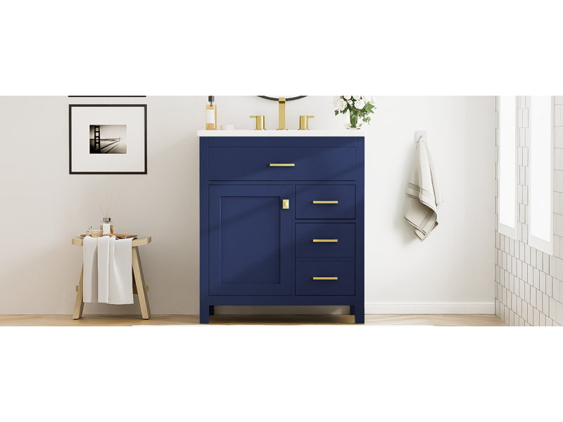 Armoire décorative, Bleu