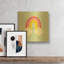 «Her Rainbow» par Ann Kelle, art mural en métal doré, 12 po x 12 po-133630226