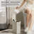 MRBIN Motion Sensor Bathroom Trash Can with Lid,  Automatic Plastic Slim Covered 9L/2.4gal Electric Waste Basket, Narrow Rectangle Garbage Bin Under Desk for Small Office, Bedroom, Kitchen, Rv, Gray