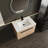 24 Inch Modern American Design Bathroom Vanity with Resin Sink-929615186