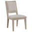 Ensemble de 2 chaises d'appoint blanches
