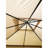 Garden Winds Beige Fabric Replacement Canopy for Gazebo