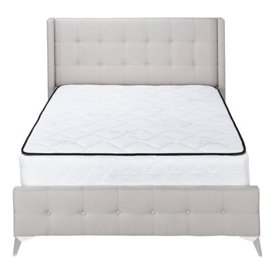 Briget Upholstered Wingback Bed