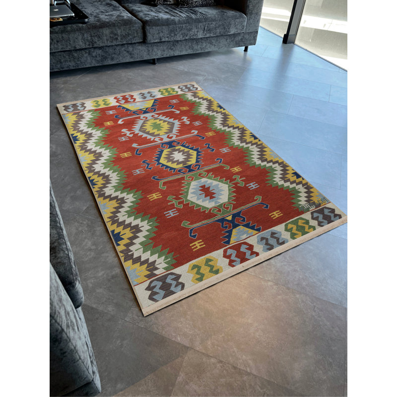 Tapis rectangulaire Vittorina, Rectangle 2 pi 8 po x 5 pi