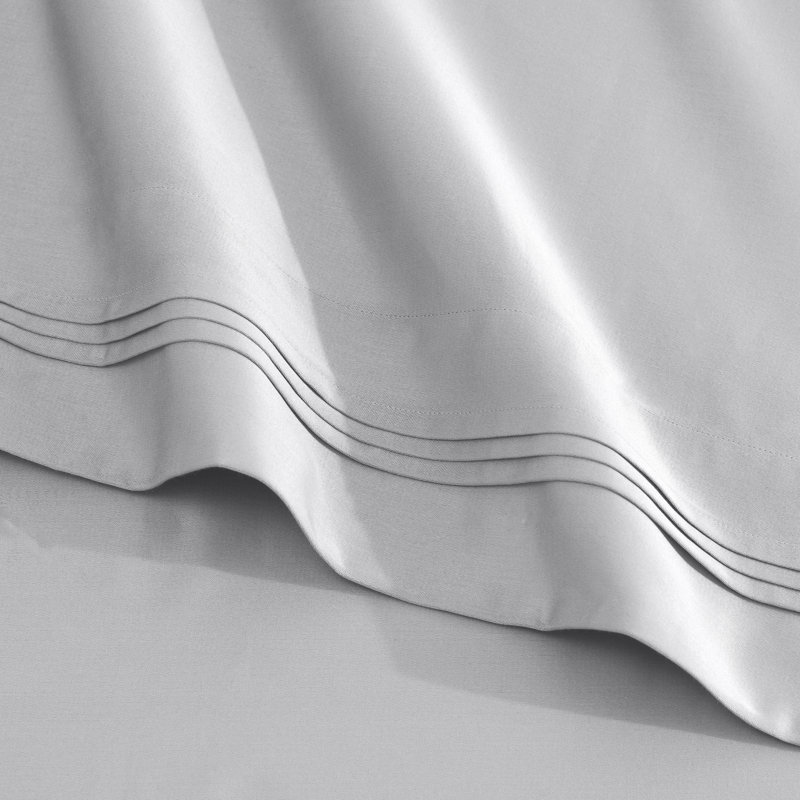 Certified Egyptian Cotton Deep Pocket Solid Luxury 1500 Thread Count Sheet Set, King Sheet Set, Platinum