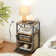 Nightstand with Charging Station End Side Tables with Storage Drawers and USB Ports & Power Outlets
