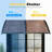 Polycarbonate Window And Door Awning With Durable ABS Brackets And Aluminum Strips For Weather Protection