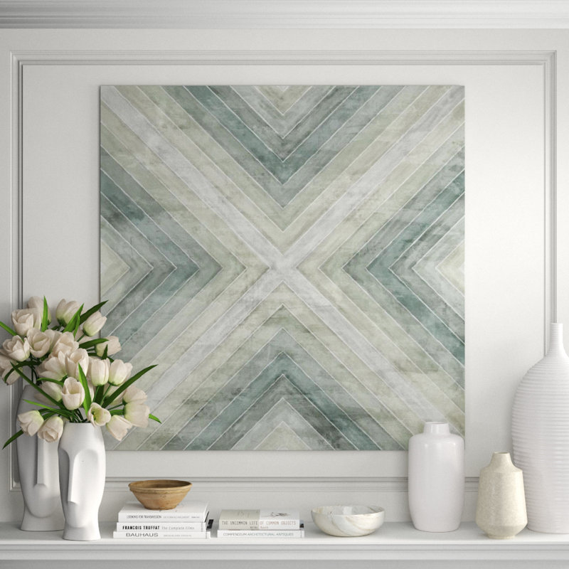 Concentration Of Green IV Print by Guseul Park, 36" H x 36" W, Image Brush Gel
