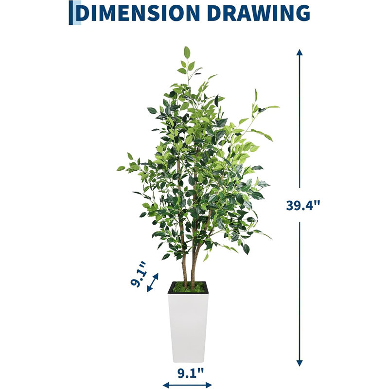 23 cm H Faux Plant, 23cm H x 23cm W x 100cm D