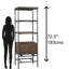 Gerti Narrow Etagere Bookcase