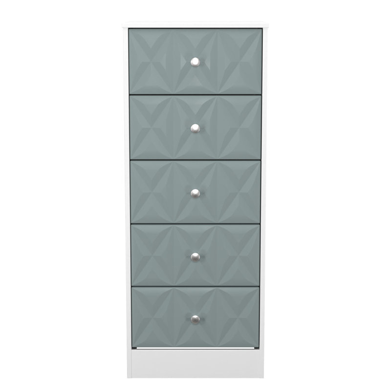 San Jose Bedside Table, Duck Matt/White Matt