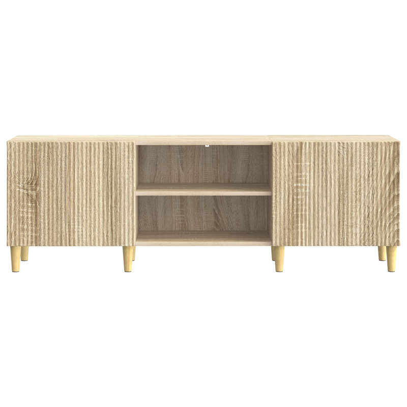 Unfinished TV Stand, Sonoma Oak, 50cm H x 150cm L x 31cm W