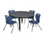 Ensemble de table de salle à manger et de chaises 12 po Kee-73411877-93832789-93832802