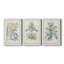 Willow Blue Besler I - Toile tendue avec châssis sur mesure - 3 pièces-1736620994