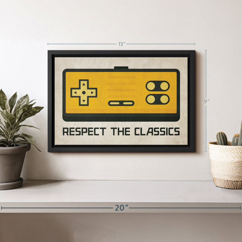 Respect The Classics Canvas Print, 9" H x 13" W