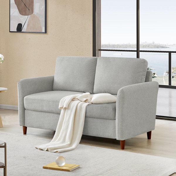 Ebern Designs Modern Upholstered Loveseat Sofa Couch With Storage Space ...