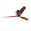 Ventilateurs de plafond en bois à intensité variable de 52 pouces avec lumières et télécommande - Ventilateur de plafond à profil bas 3 pales pour patio Ventilateur de chambre à coucher avec éclairage pour porche de salon